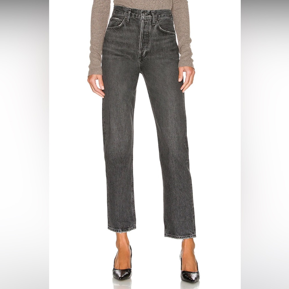 Agolde 90s Pinch Waist High Rise Straight - Underground